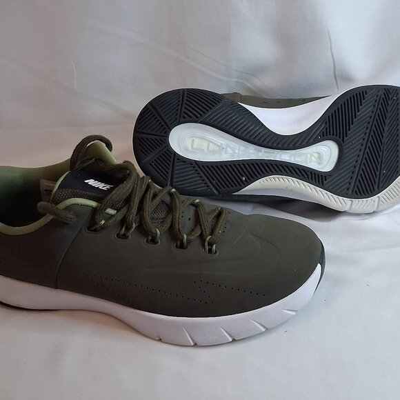 Nike Lunar Army Green Sneakers Size 11 - Picture 7 of 8